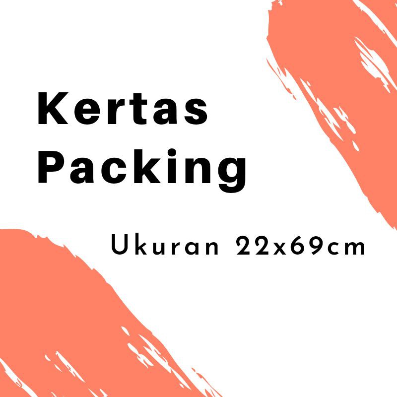 

kertas packing barang kertas wrap baju wrapping paper olshop kertas packing kaos 22x69 cm k2269