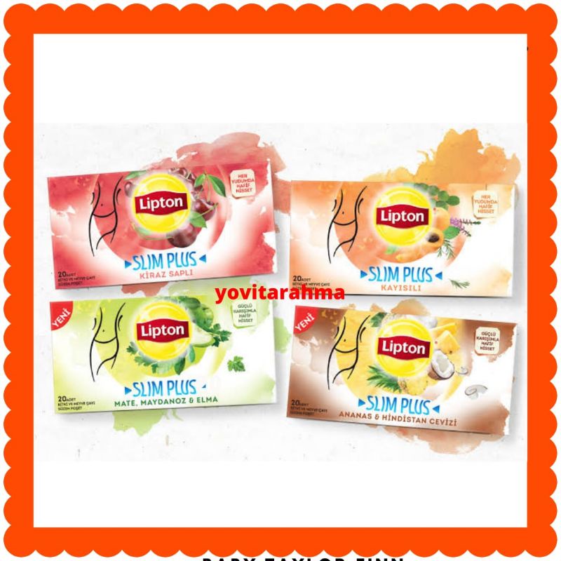 Lipton Slim plus diet Turki turkiye teh slimplus form Turkey