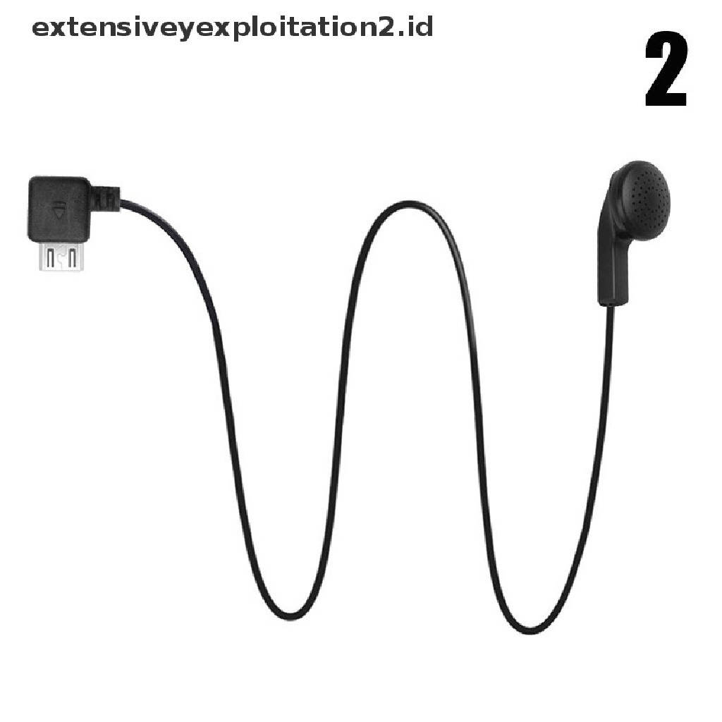 Earphone Wireless Bluetooth Mono Universal Dengan Port Micro Usb