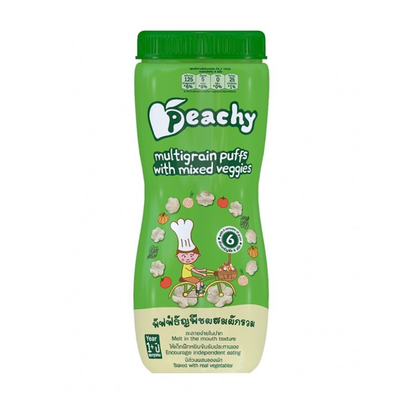 

Peachy Multigrain Puffs With Veggie 40gr