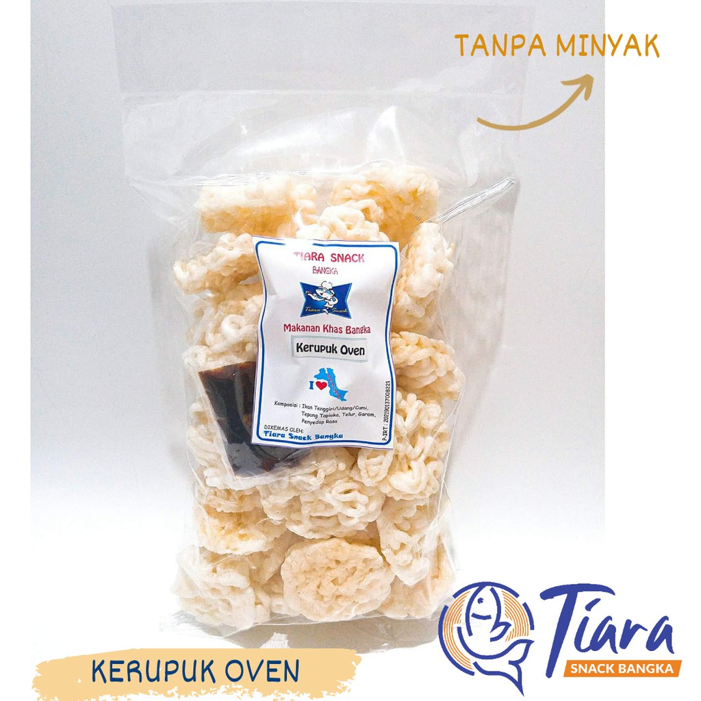 

Kerupuk Oven Super Ikan Tenggiri Asli Bangka (Tanpa Minyak)/Krupuk Bangka/Snack