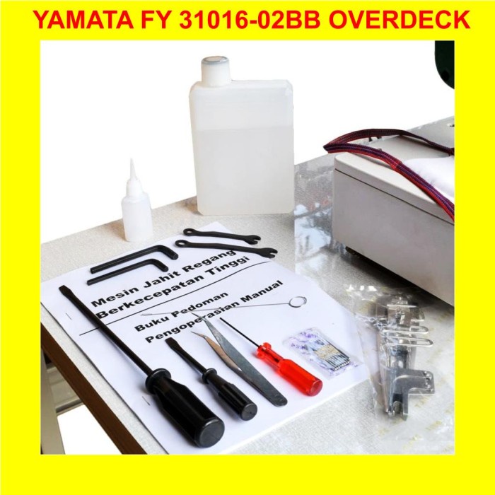 Mesin Jahit Kaos YAMATA FY 31016-02BB Overdeck Overdek Interlock LEEN