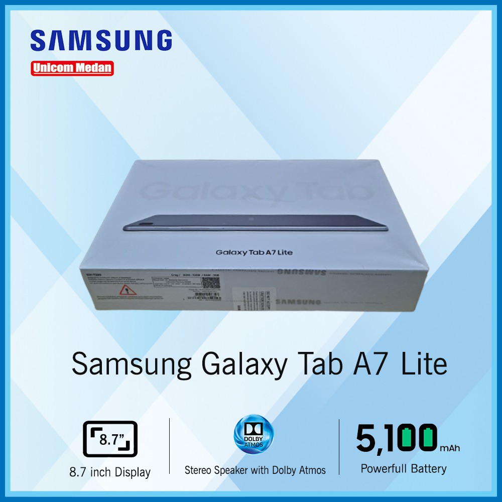 Samsung Galaxy Tab A7 Lite Terbaru 2021 [3GB / 32GB] Garansi Resmi