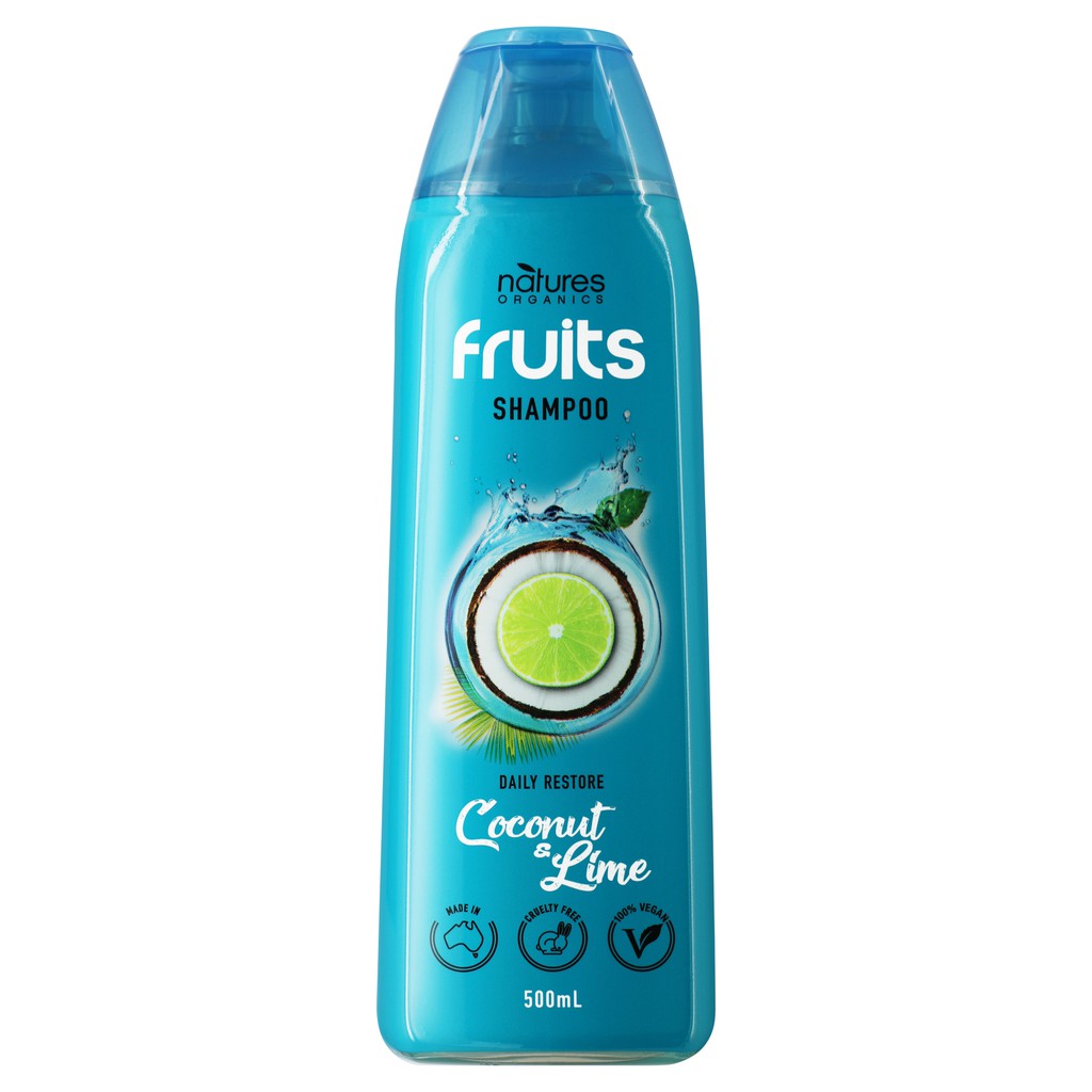 Natures Organics Fruits Shampoo Coconut &amp; Lime 500 ml