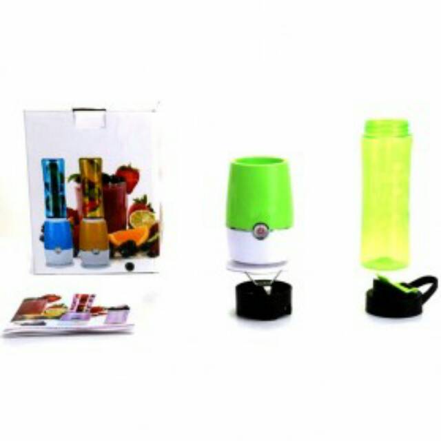 Blender Buah Portable 2 in 1 500ml - Blue