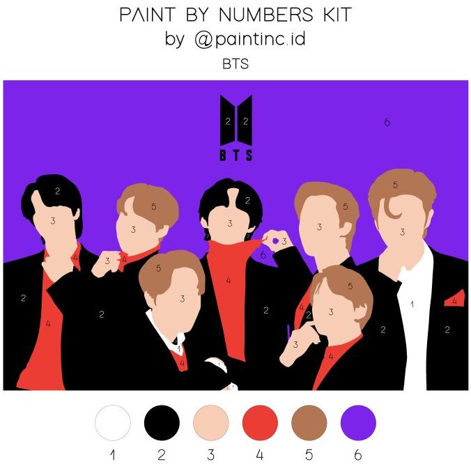 

PROMO Paint by Numbers Kit: BTS | Paint Inc. ID | Painting Kit |/CAT AKRILIK SET/CAT AKRILIK SET 24 WARNA/CAT AKRILIK PASTEL/CAT AIR/CAT AIR LUKIS SET/CAT AIR GIOTTO/KUAS LUKIS 1 SET/KUAS LUKIS KECIL/KUAS LUKIS LENGKAP/KANVAS LUKIS/KANVAS LUKIS