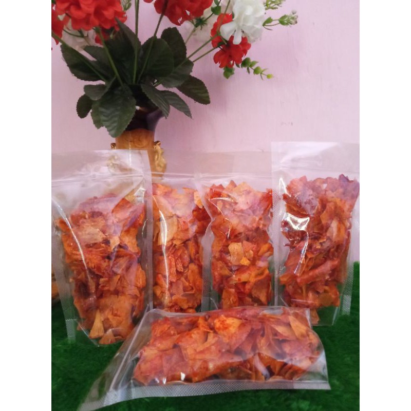 

kripik singkong sambal pedas
