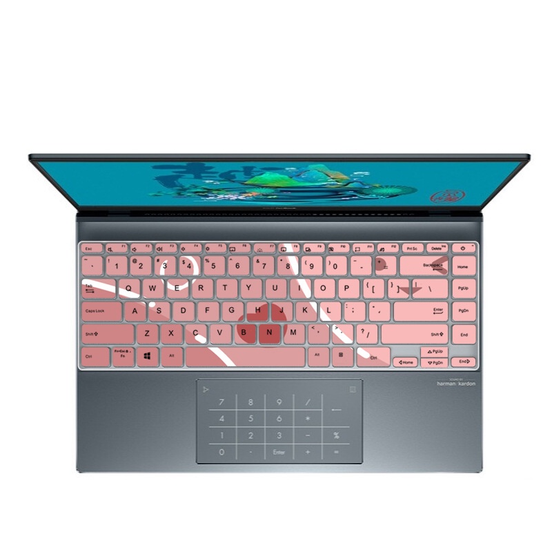 Film Pelindung Debu Keyboard Motif Kartun Bunga Untuk ASUS ZenBook 14 UX425J UM425IA Ux425Ia Ux425Ua U4700 Inspiron Ux425A UX425JA Ux4700 Upiron 2020 14425