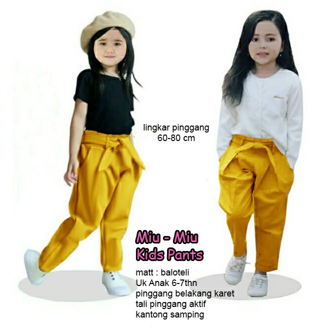 39362-2 miu miu kids pants 2Warna