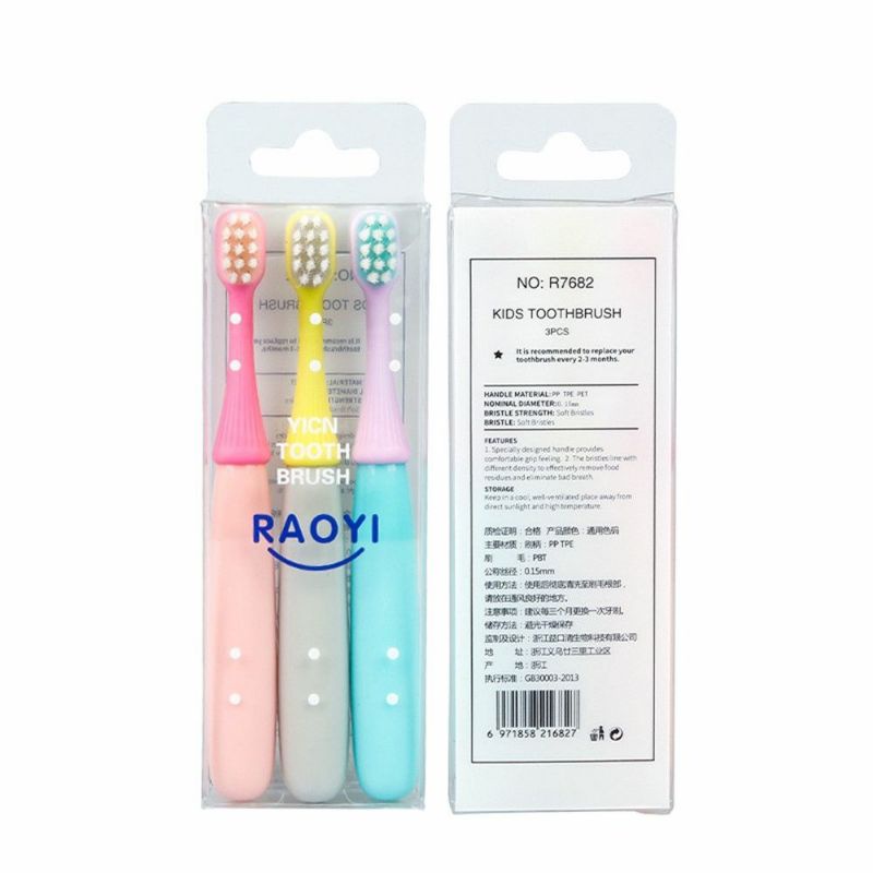 Sikat Gigi Anak - Sikat Gigi Jamur - 1Set isi 3pcs