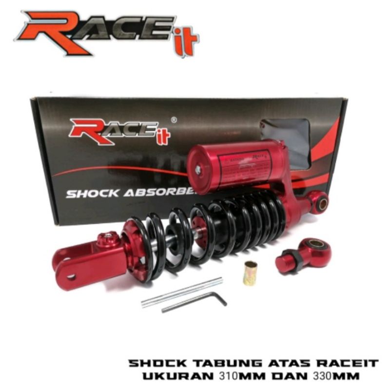 Shockbreaker RACEIT Sport 310mm - 330mm VARIO OLD/NEW MIO/BEAT/SCOOPY dan motor lainnya