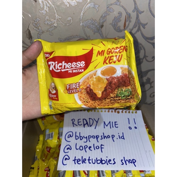 

mie richeese keju 72gr new