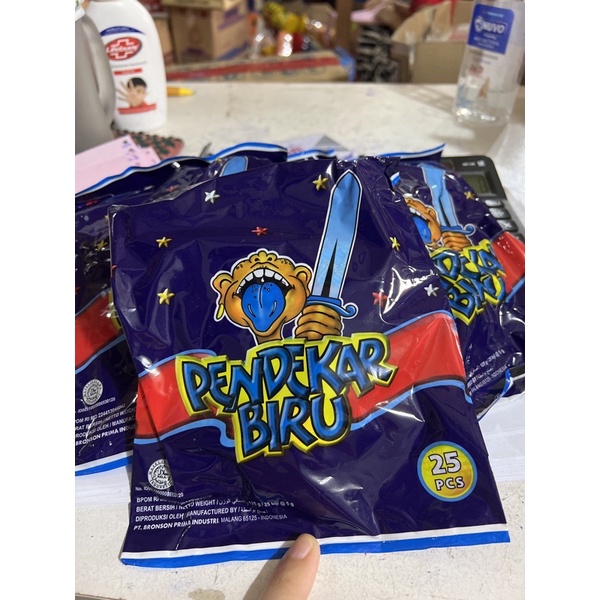 

Permen pendekar biru isi 25 pcs