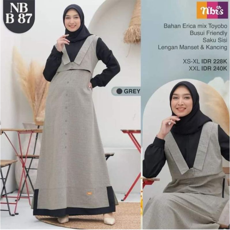 Gamis Nibras Terbaru NB B87