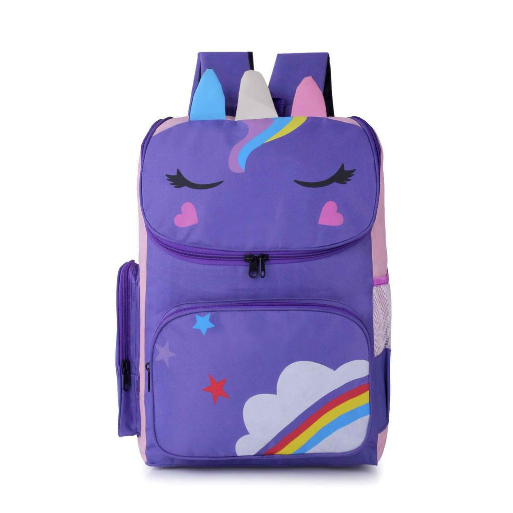 Ransel Anak Back To School Ungu Pelangi 509