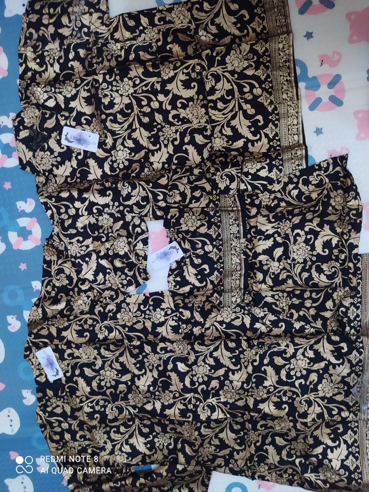 Couple Batik Keluarga Motif Prodo Mas Bakung Size Anak Terlengkap