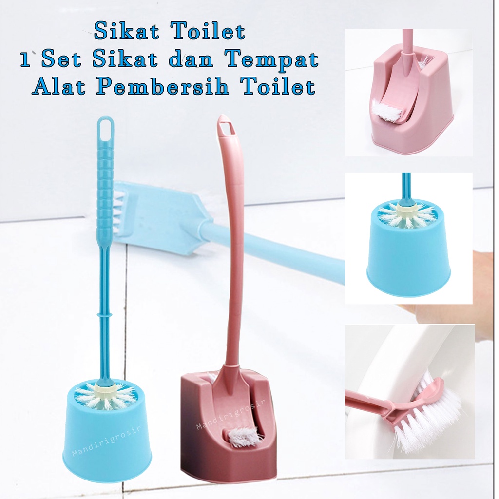 1 Set Sikat dan Tempat *Sikat Toilet *Alat Pembersih Toilet