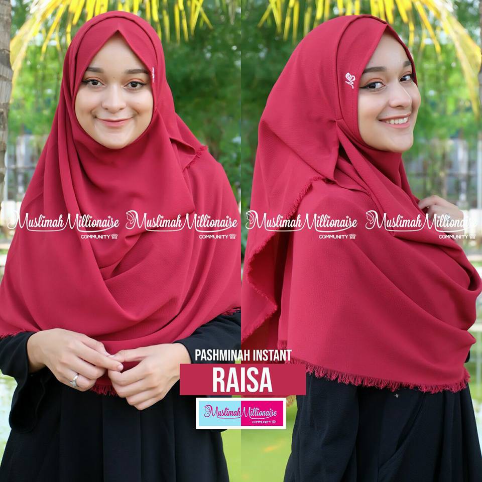 Jilbab Hijab Kerudung Pashmina Instan Farzana By Muslimah