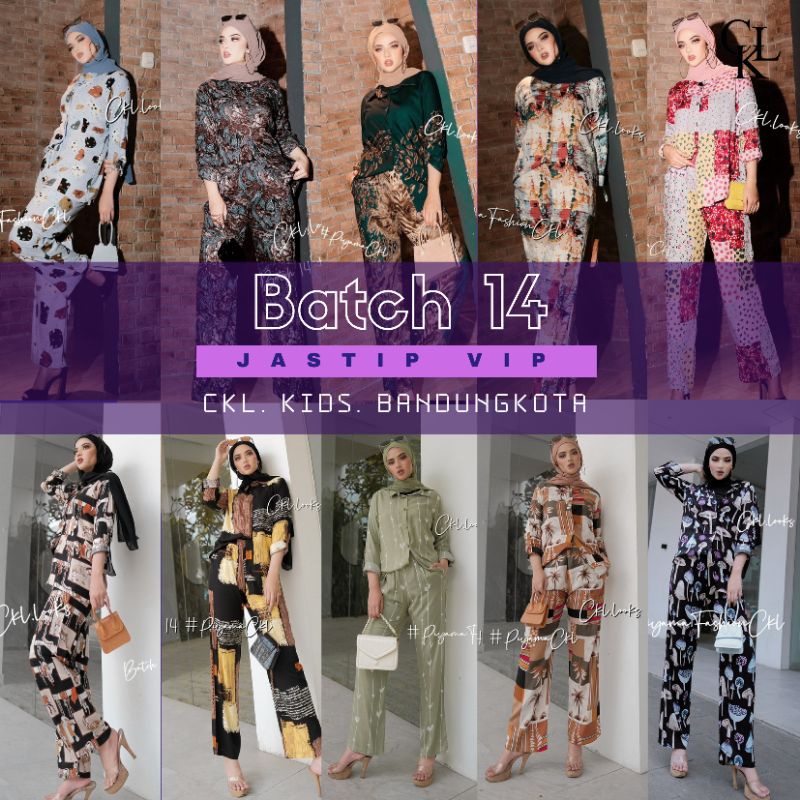 CKL.LOOKS Original Batch 14 - Januari 2022 | Set Piyama Kemeja Basic Part 1 | Nania Kinan Jeslyn Ann