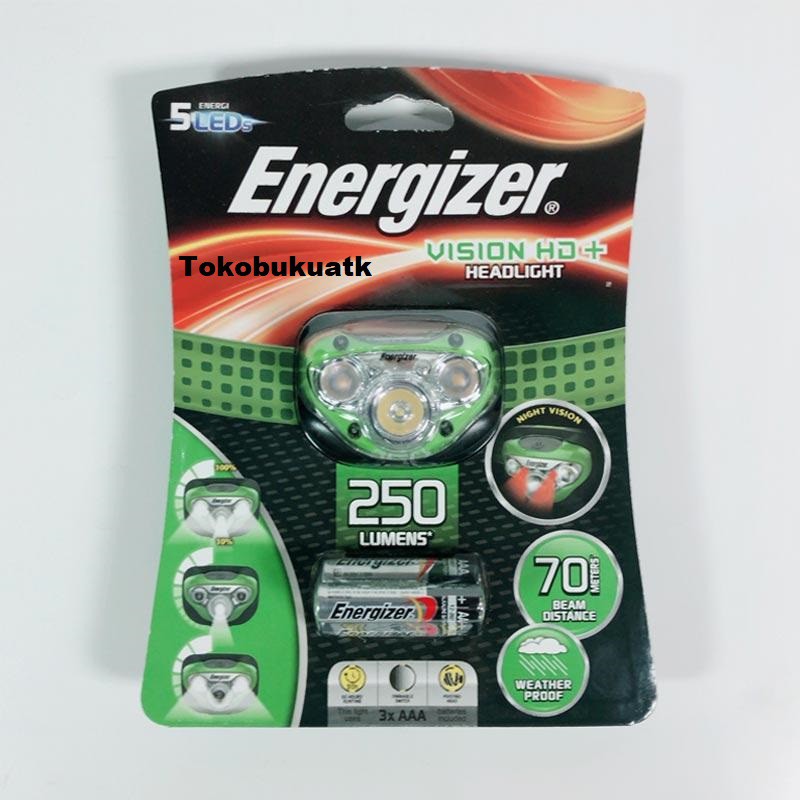 Headlamp Head lamp Headlight Head Light Energizer Vision HD 5 Led