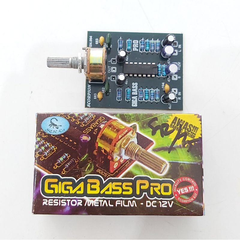 Kit GIGA BASS PRO DC 12 Volt Controller Bass by Scorpion Kit