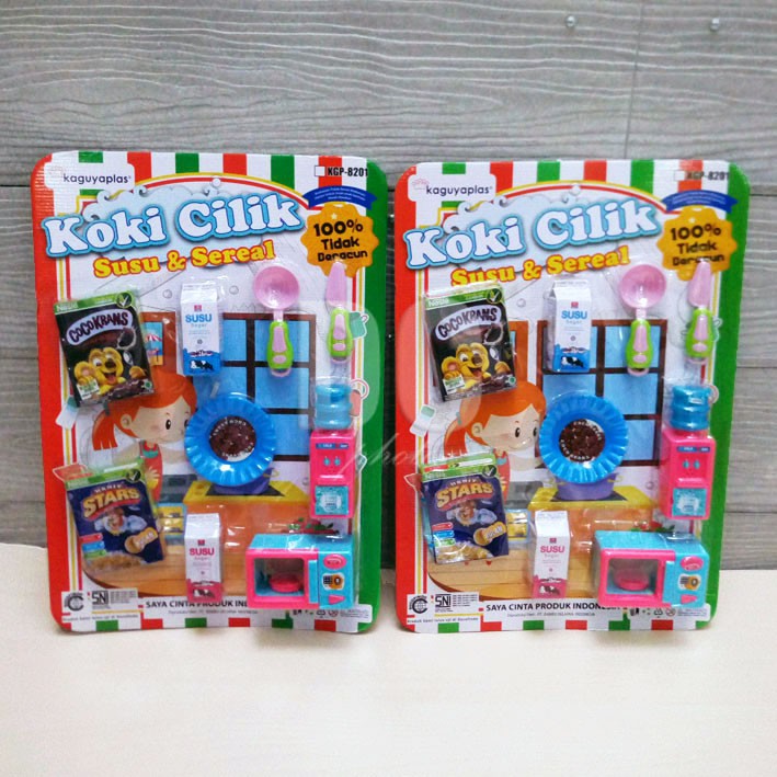 Mainan Anak Koki Cilik Susu &amp; Sereal | Masak-Masakan Sarapan Susu &amp; Sereal | Mainan Peralatan Dapur