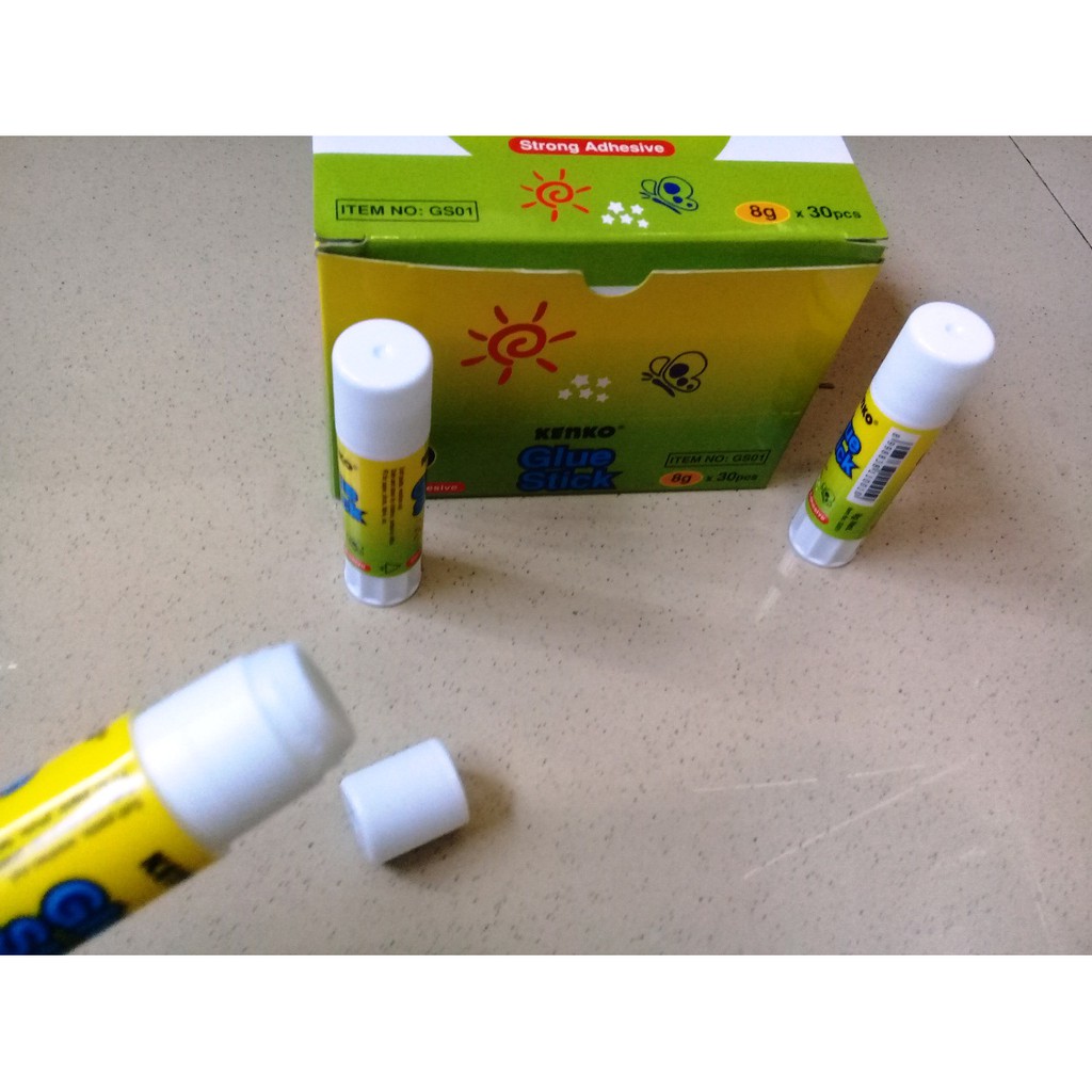 

Lem Glue Stick Kertas 8g Strong Adhesive - Kenko