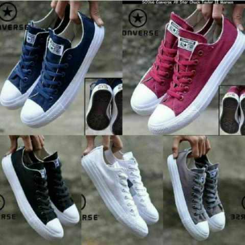 SEPATU CASUAL / SEKOLAH / CONVERSE ALL STAR CHUCK TAYLOR CT II CLASSIC GRADEORI 37 38 39 40 41 42 43