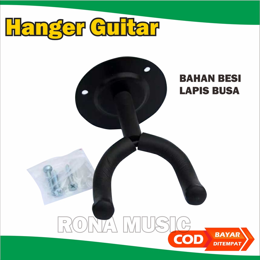 Hanger Gitar akustik elektrik stand dinding