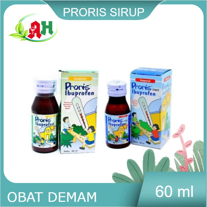 Proris sirup & Proris Forte Obat Demam anak 60ml