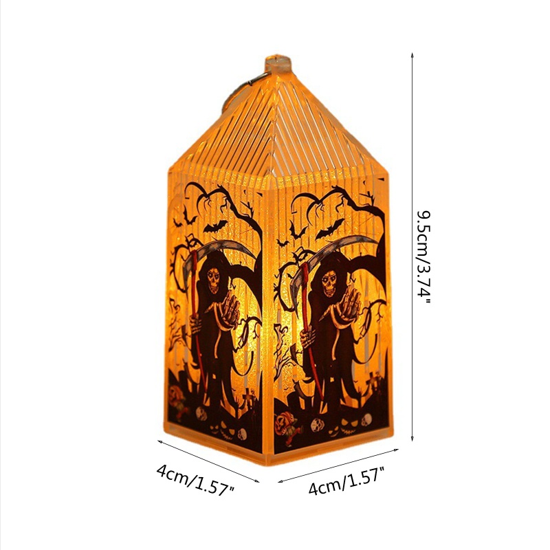 Zzz Lampu Lentera Desain Halloween Untuk Properti Foto Indoor / Outdoor