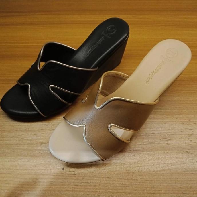 sandal wedges wanita hush puppies original TERLAKU