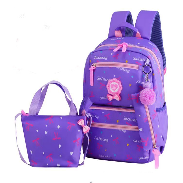 Ransel Pita Tas Sekolah Anak Murah Ransel Pita 3in1 Tas Sekolah Anak Wanita 3in1 Ransel Pita