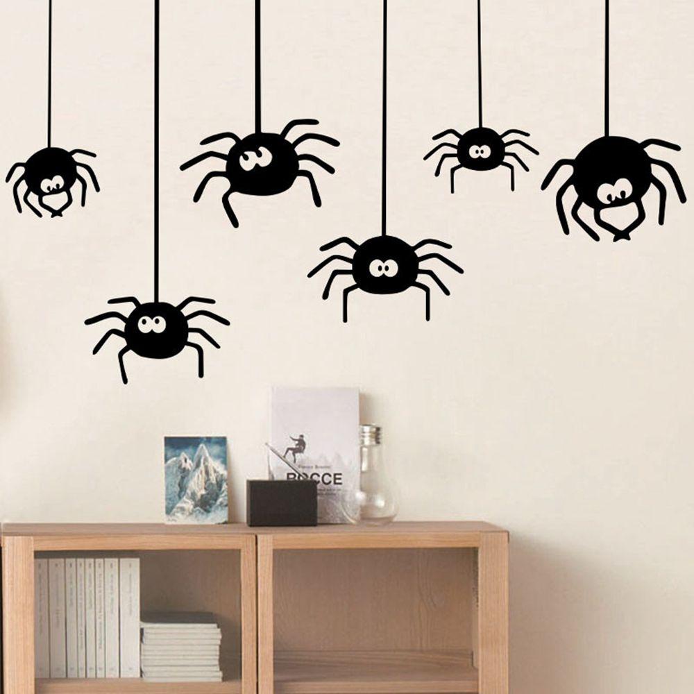 [Elegan] Spider Sticker Anti Air Wallpaper Pesta Prank Jendela Lucu