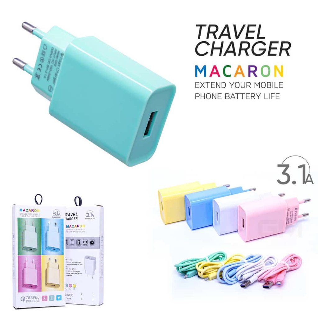 Charger Macaron 3.1 A TC Macaron 3.1A