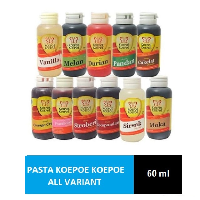 

Koepoe Koepoe Pasta All Varian - Kupu Kupu Pasta