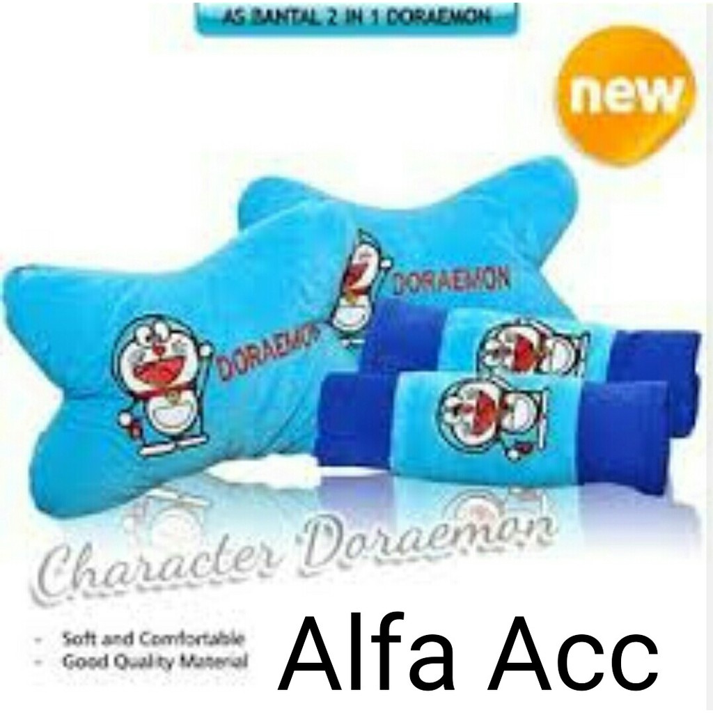 Bantal mobil 2 in1 doraemon