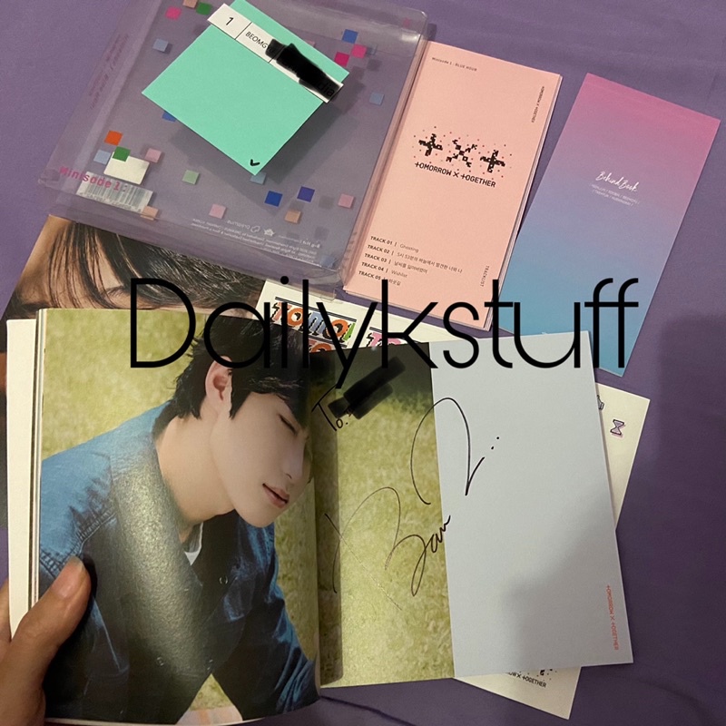 [BOOKED]Official Album TXT Signed Fansign Beomgyu Minisode:1 AR