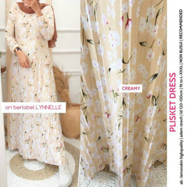 PLISKET DRES BY LYNELLE