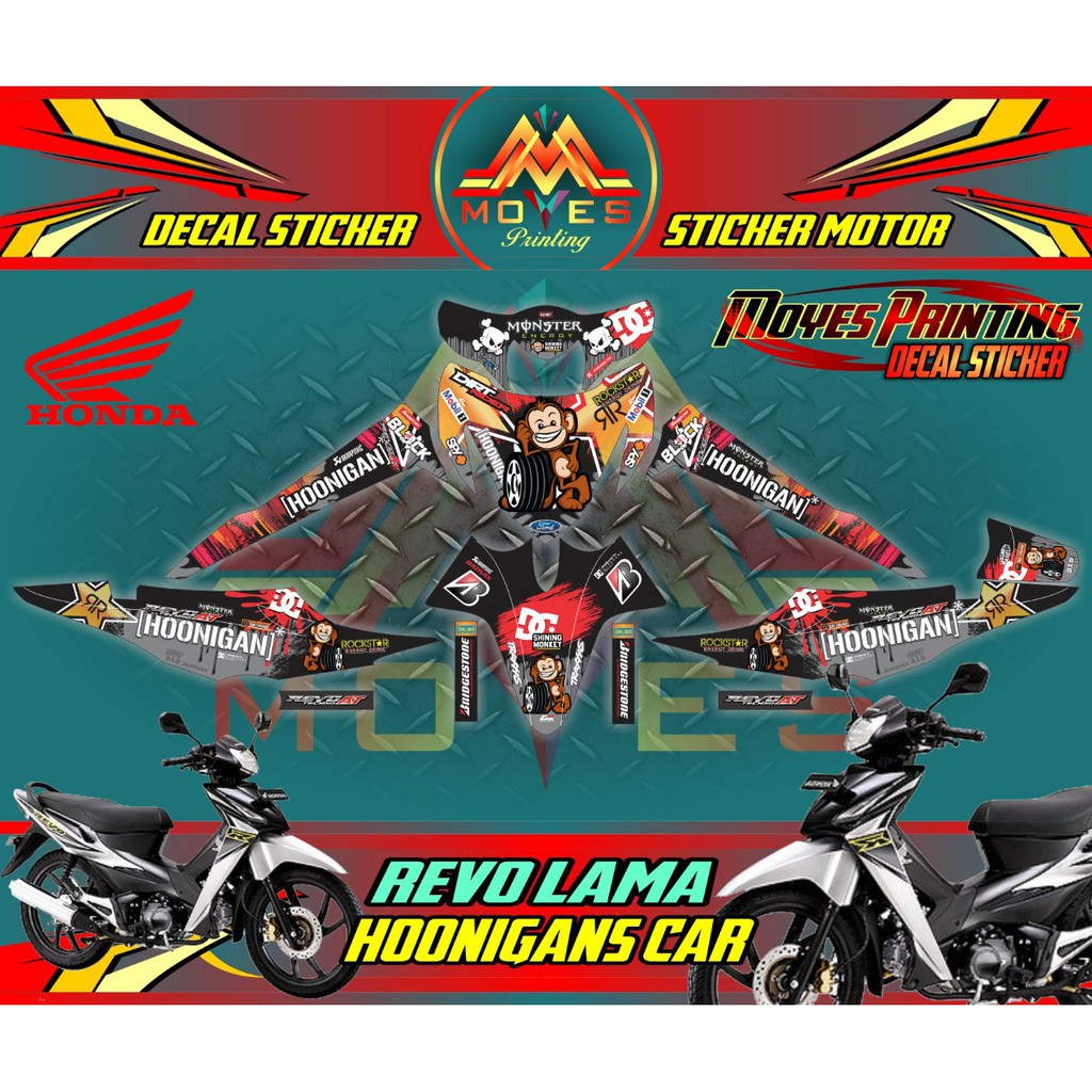 stiker motor revo lama full body decal stiker revo lama full body stiker revo lama