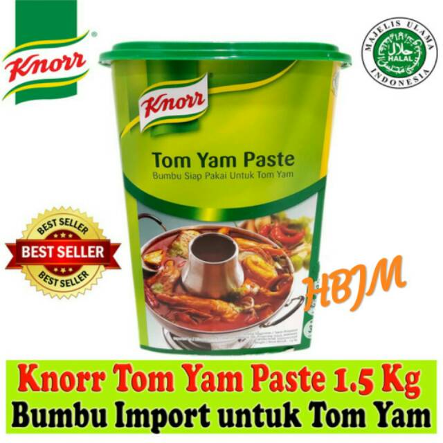 

KNORR TOM YAM PASTE 1.5 KG IMPORT / BUMBU TOM YAM
