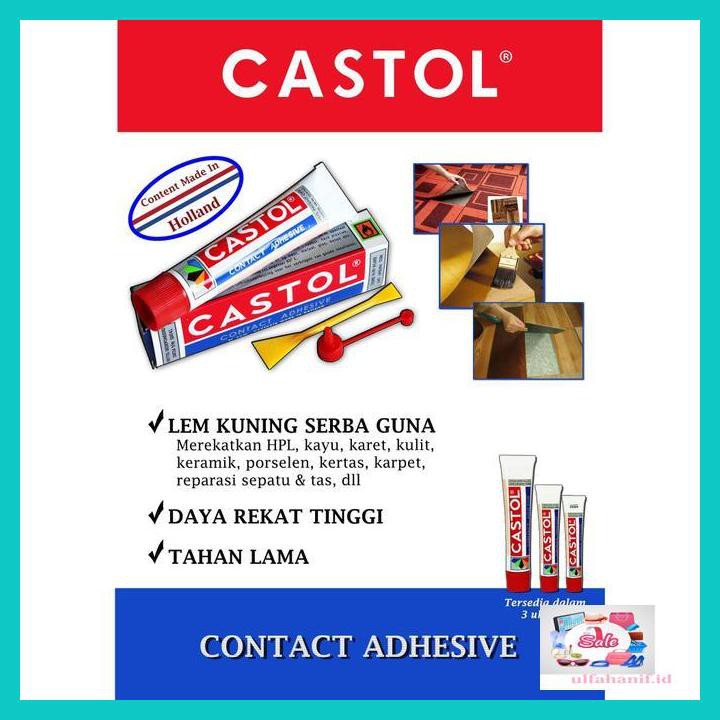 

Rew5Ey- Lem Castol Contact Adhesive Tube Besar 51Cc Ft54Yt5-