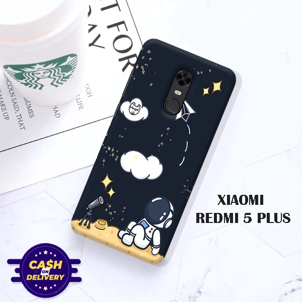 Wintercase - Case Hp Xiaomi Redmi 5 Plus - Case Hp - Case HP Astronot - Case hp -  Pelindung HP - Si