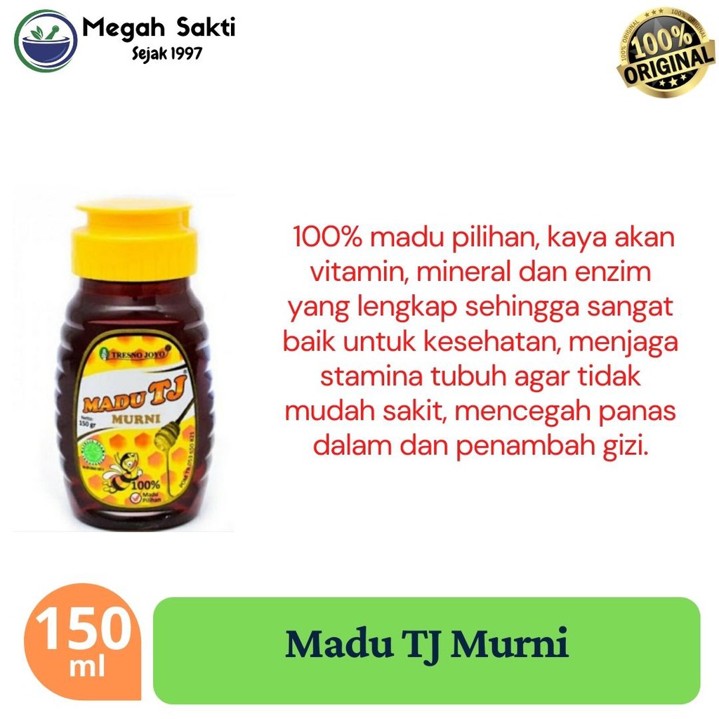 

Megah Sakti - Madu Tj Murni 150 Gr / Madu Murni Tresnojoyo