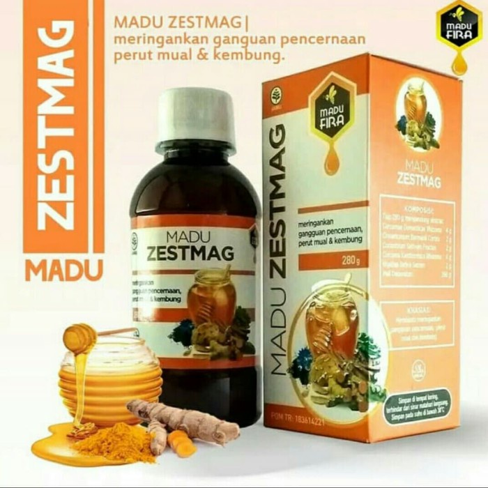 

Madu Zestmag 280gr/Gangguan Asam Lambung/Gerd/Maag