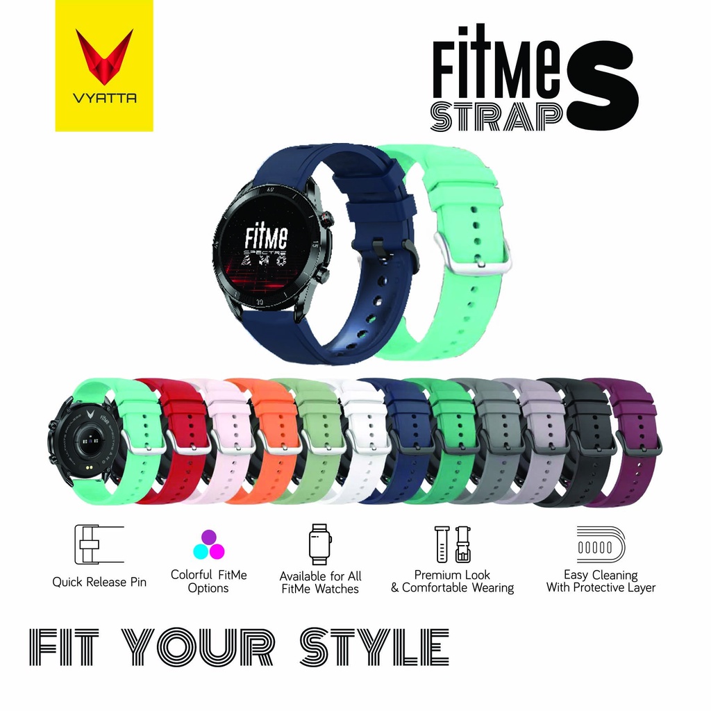 VYATTA Fitme Strap S 22 Mm For Vyatta Fitme Smartwatch