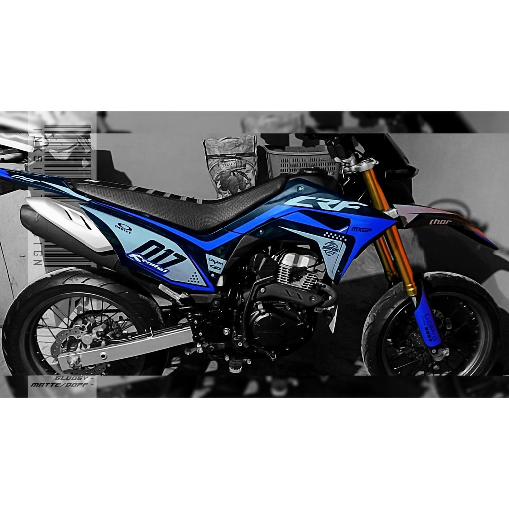 Dekal Sticker Decal Motor Honda CRF 150 L Motif Grafis Supermoto 3 Shopee Indonesia