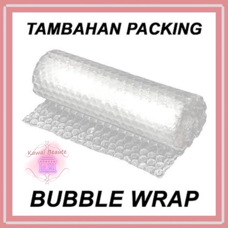 

Pack Bubble Wrap / KG- Tambahan Packing hitungan per KG | silakan pilih ukuran sesuai pesanan Anda