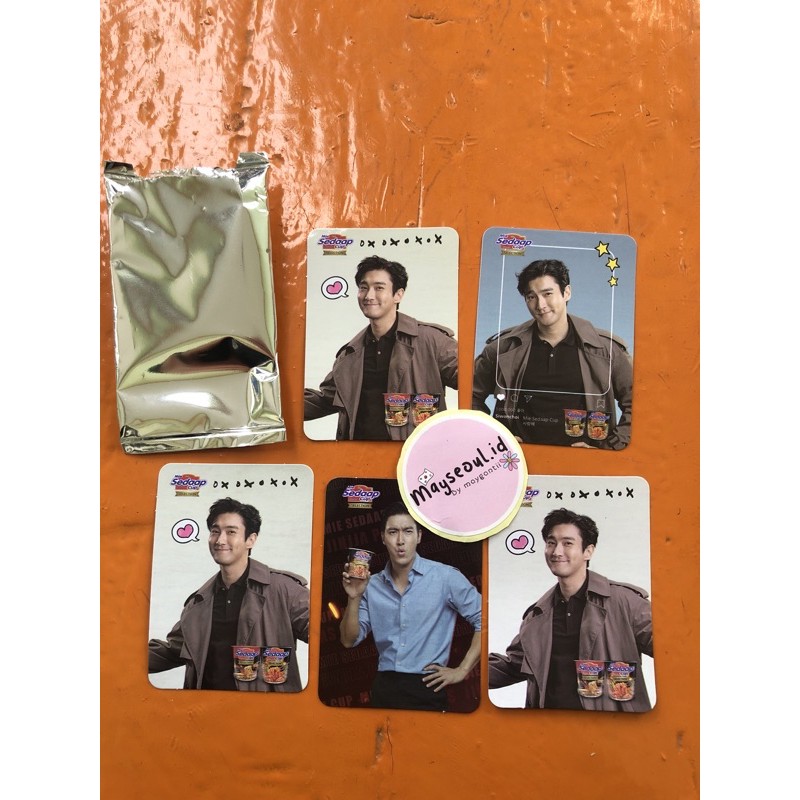 SIWON PHOTOCARD MIE SEDAAP CUP