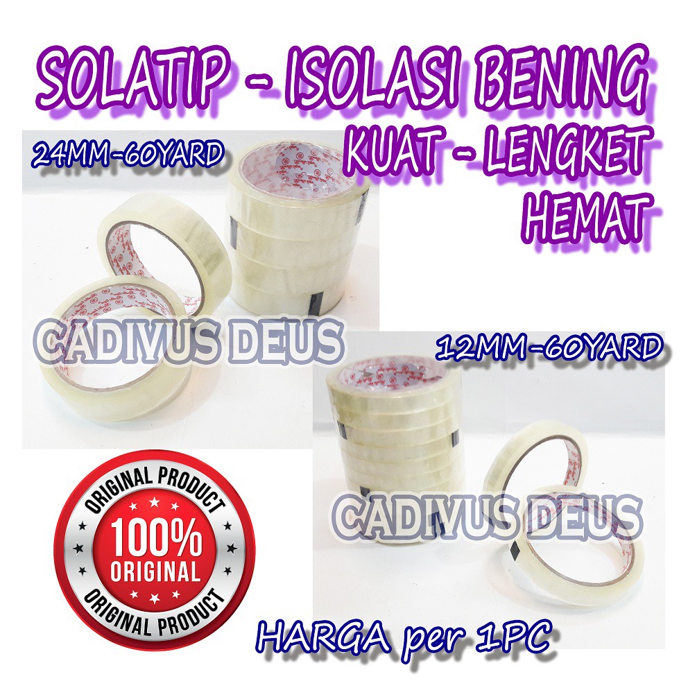 SOLATIP - ISOLASI BENING - MURAH - KUAT - HEMAT